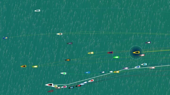 La carto de la Solitaire du Figaro 2025