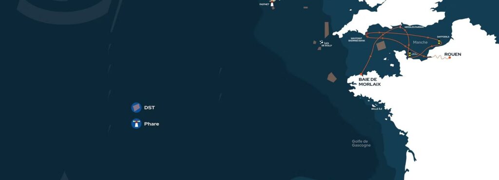 Solitaire Figaro parcours étape 1